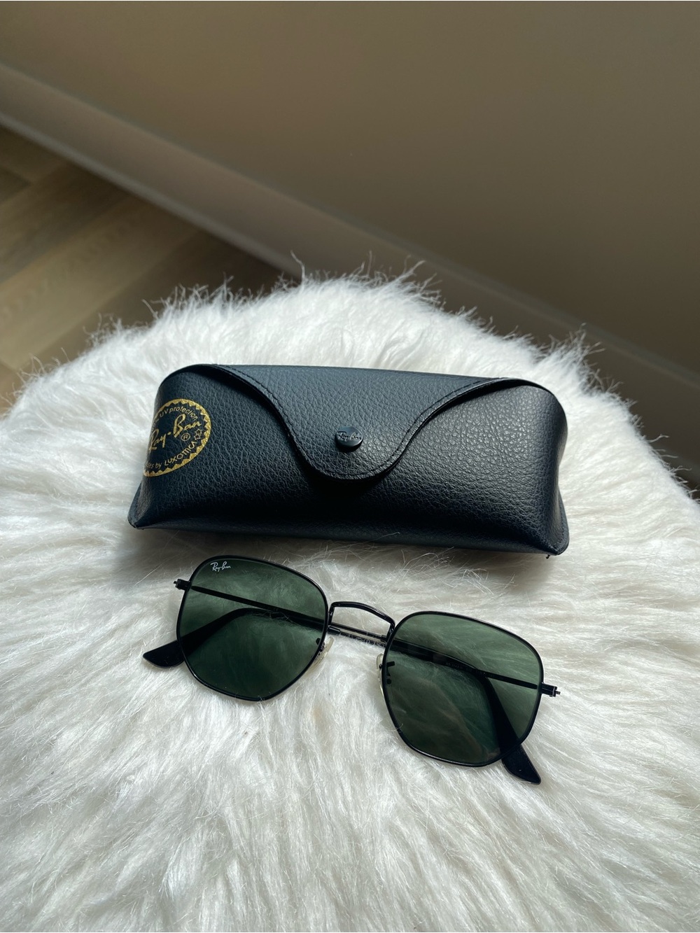 brand new rayban hexagonal sunglasses